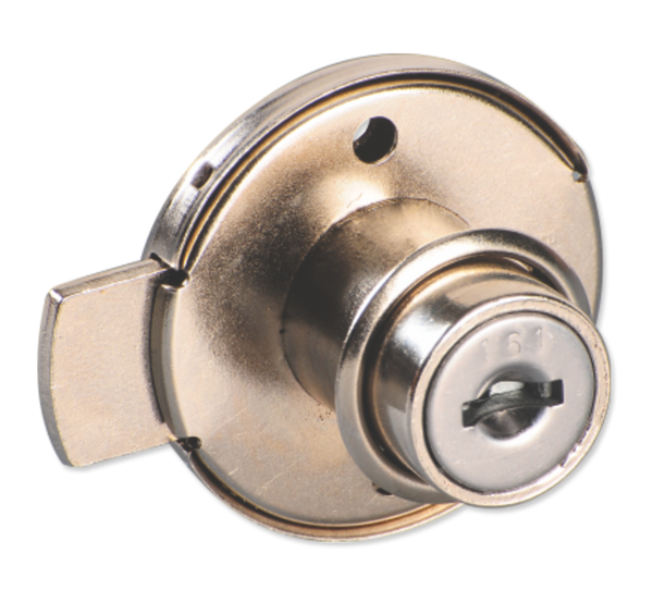 Multi Purpose Lock - Round Straight with Metal Keys E-MPL1-22 M