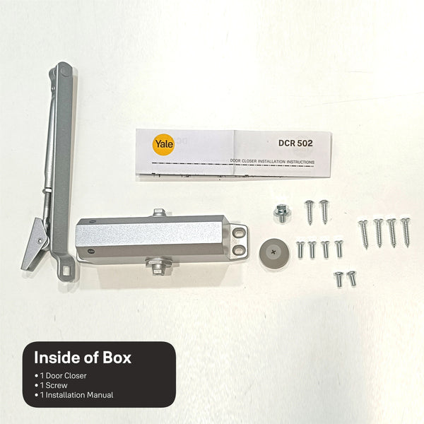 Yale Surface Mounted DCR 502 Door Closer 45kg