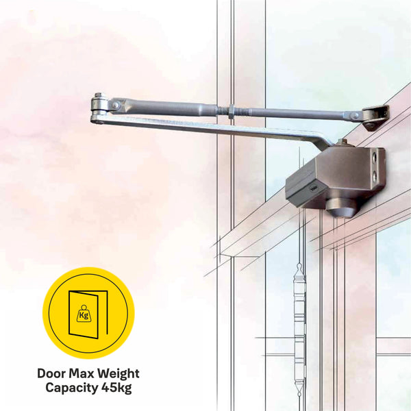 Yale Surface Mounted DCR 502 Door Closer 45kg