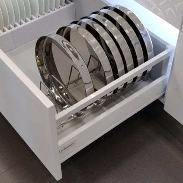 EBCO LIVSMART Kitchen Drawer Rack - Thali | SS304