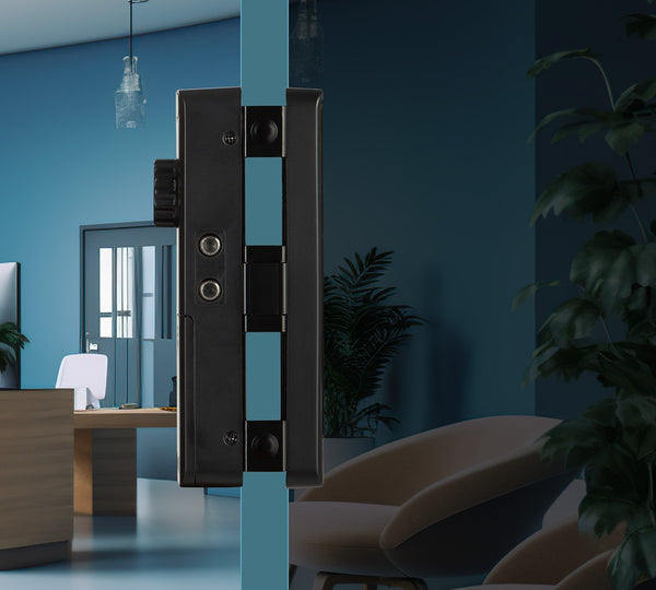 DORAM AIDO XL-C 4609 Digital Door Lock for Glass Doors – Glossy Black