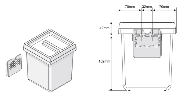 EBCO Livsmart MICRO BIN 2