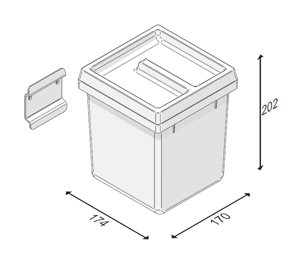 EBCO Livsmart MICRO BIN 2