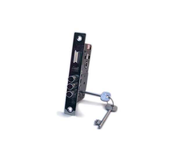 Link Locks Mortise Set Bullet Lock 6 Lever Sleek (Stainless Steel) 1009