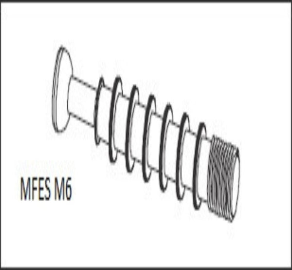 Ebco Joinery Fittings (Mini Fix) M6 Screw - Eco MFESM6 Set of 1000pcs