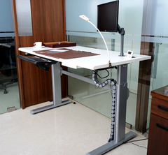Ebco Smart Lift Table Legs Electric SLTL1 E KnobsKart Flat