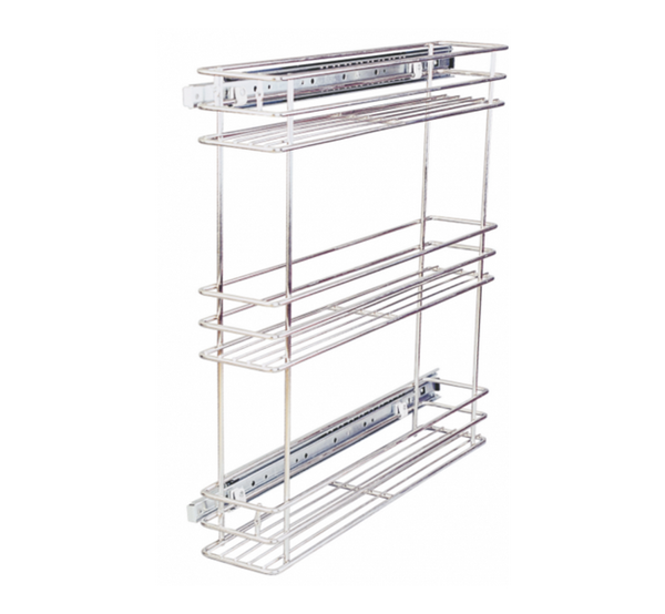 Ebco Side Pullout Frameless 2 Tier