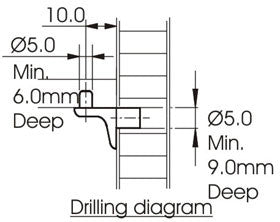 Ebco Cabinet Shelf Support 1 Lug, 2 Lug - KnobsKart.com, Flat 20% off ...