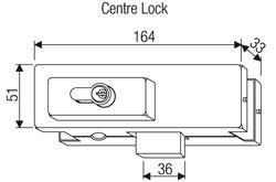EBCO Center Lock DPF2-01