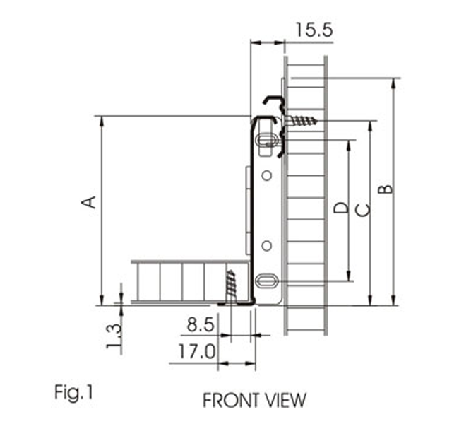 Modular Sample Panel Rack Ebco Ebco Full Panel (54mm, 86mm , 125mm & 150mm) - FPDS - Set of 4 Pcs ...