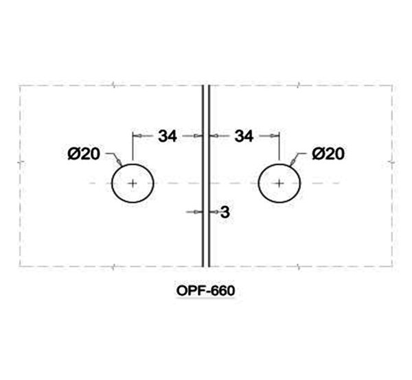 Ozone OPF-660 Double Glass Connector