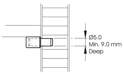 Ebco Pin Shelf Support (Glass / Wood) PSS1/2 Set of 2500pcs - KnobsKart ...