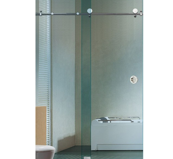 Ebco Shower Sliding Fitting - Round Pipe